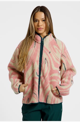 PEAK PERFORMANCE Graphic Pile midlayer femmes Rose