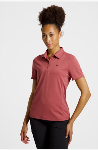 PEAK PERFORMANCE Alta Damen Poloshirt Pink