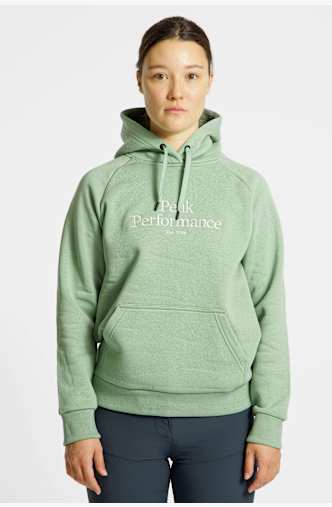 PEAK PERFORMANCE Original Damen Hoodie Grün