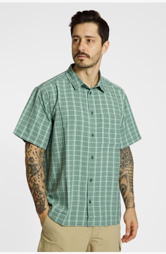 Jack Wolfskin Meseta chemise de randonnée hommes Vert