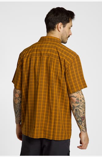 Jack Wolfskin Meseta chemise de randonnée hommes Marron
