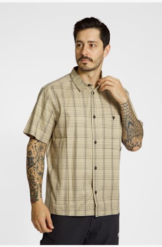 Jack Wolfskin Hot Trail camicia da trekking uomo Beige
