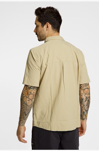 Jack Wolfskin Sierra Canyon camicia da trekking uomo Beige