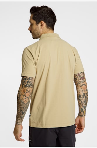 Jack Wolfskin Travel polo hommes Beige