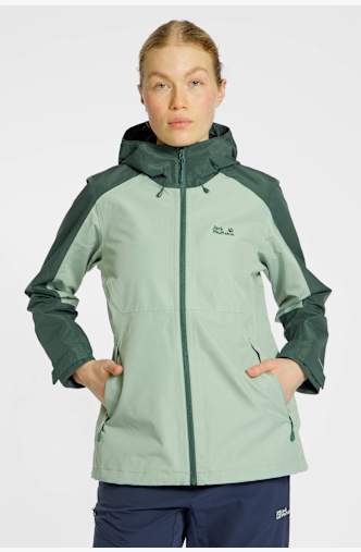Jack Wolfskin Wildbound 2L Damen Outdoorjacke Grün
