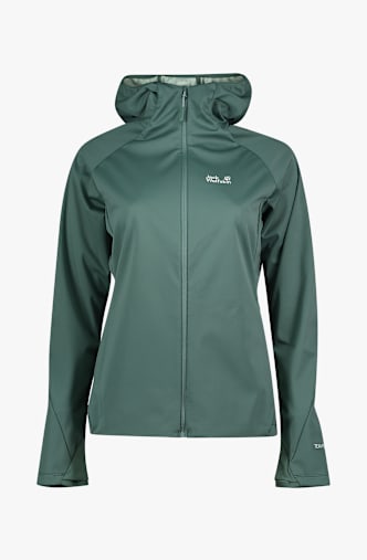 Jack Wolfskin Skyvail giacca softshell donna Verde