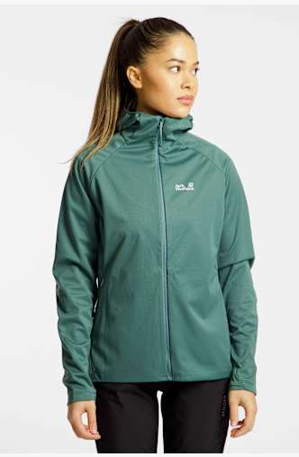 Jack Wolfskin Skyvail Damen Softshelljacke Grün
