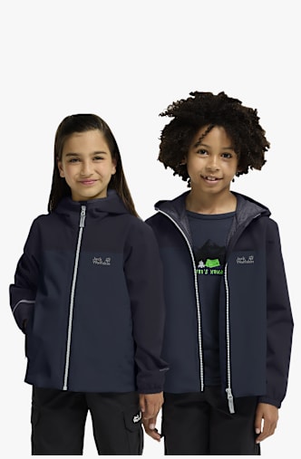 Jack Wolfskin Adventuretribe 2L veste outdoor enfants Bleu