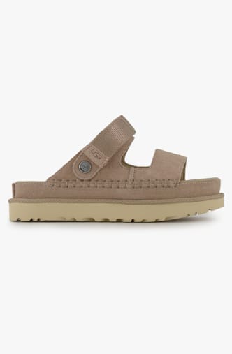 UGG Goldenstar Glide Damen Sandale Beige