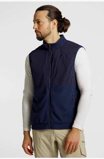 Schöffel Ash Fleece gilet hommes Bleu