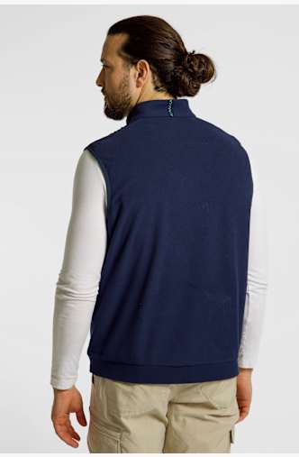 Schöffel Ash Fleece Herren Gilet Blau