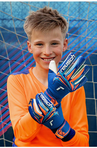 Reusch Attrakt Gold X NC Kinder Torwarthandschuh Blu