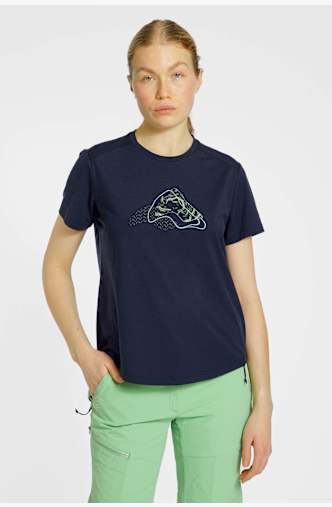 Schöffel Haberspitz Damen T-Shirt Blau