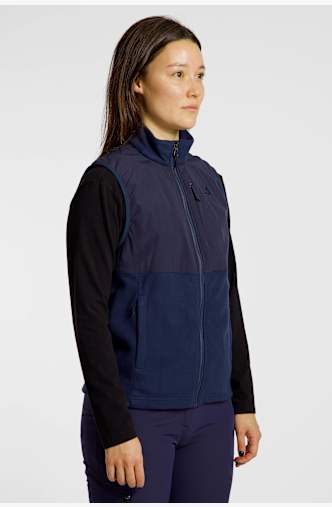 Schöffel Ash Fleece Damen Gilet Blau