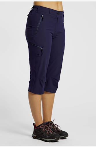 Schöffel Chavuma pantaloni da trekking 3/4 donna Blu