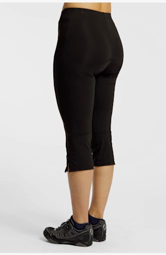 Gonso Essential Flared pantaloni da bike 3/4 donna Nero