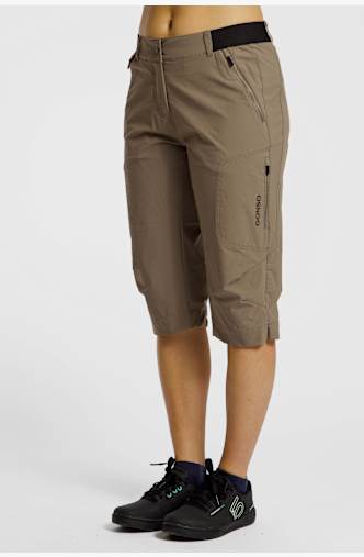 Gonso Adventure pantaloni da bike 3/4 donna Marrone