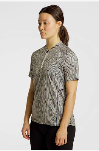 Gonso Adventure Soft Touch Half-Zip Damen Biketrikot Schwarz