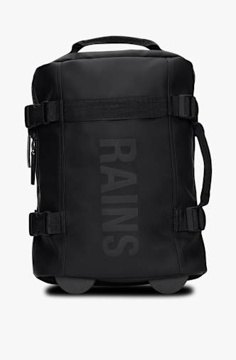 Rains Texel Cabin Bag Mini Trolley Schwarz