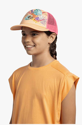 Buff Trucker Kinder Cap Pink