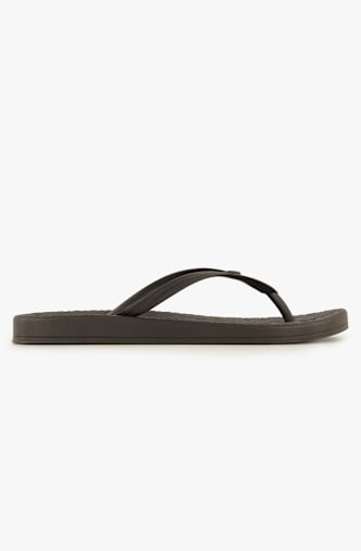 BEACH MOUNTAIN Rubberized tongs femmes Noir