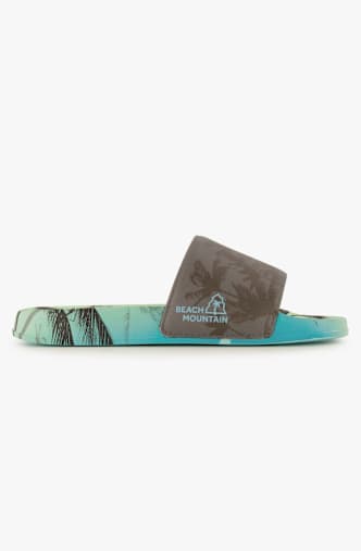 BEACH MOUNTAIN Palms slipper bambini Verde