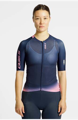 Q36.5 Gregarius Pro Signature Damen Rennradtrikot Blau