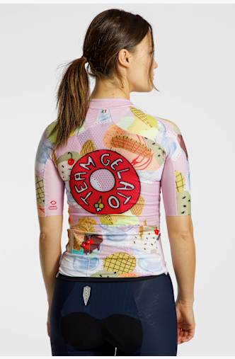 Q36.5 Gregarius Pro Team Gelato maglia da bike donna Rosa
