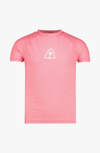 BEACH MOUNTAIN 50+ Kinder Lycra Shirt Pink