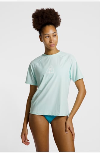 BEACH MOUNTAIN 50+ Damen Lycra Shirt Grün