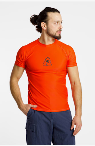 BEACH MOUNTAIN 50+ lycra shirt uomo Rosso