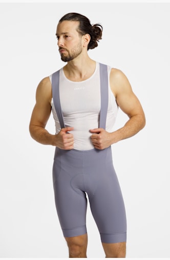 Santini Ready To Ride bib tight uomo Grigio