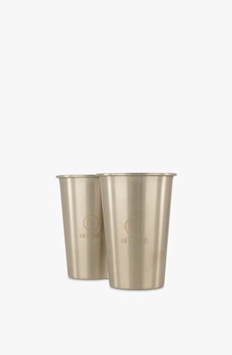 46 NORD 2-Pack 350 ml tasse Argent