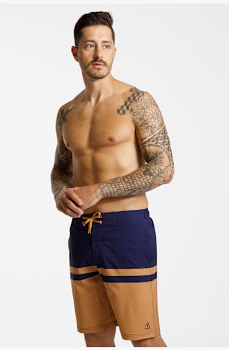 BEACH MOUNTAIN Herren Badeshort Blau