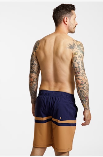 BEACH MOUNTAIN Herren Badeshort Blau