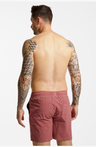 BEACH MOUNTAIN Herren Badeshort Rot