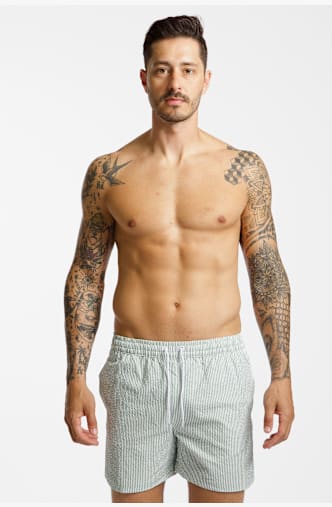 BEACH MOUNTAIN Herren Badeshort Grün