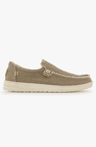 HEY DUDE Mikka Braided Herren Sneaker Grau