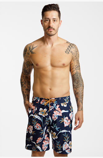 BEACH MOUNTAIN Herren Badeshort Blau