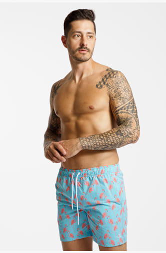 BEACH MOUNTAIN Herren Badeshort Türkis