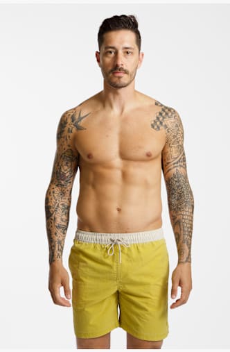 BEACH MOUNTAIN costume da bagno uomo Senape