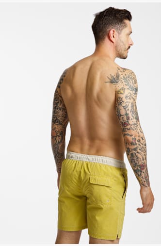 BEACH MOUNTAIN Herren Badeshort Senf
