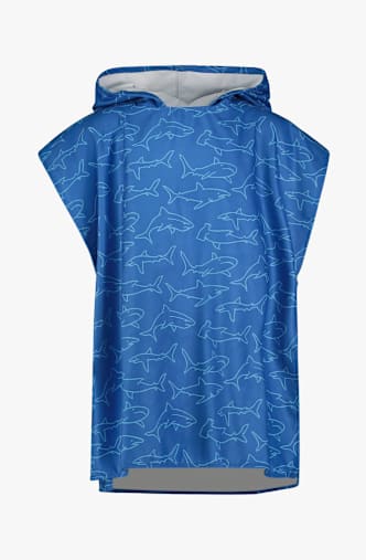 BEACH MOUNTAIN poncho enfants Bleu