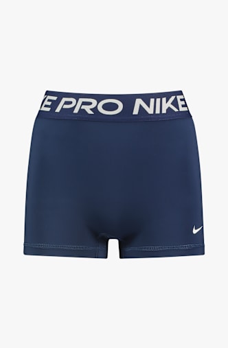 Nike Pro 3" short femmes Bleu