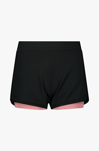 POWERZONE 2in1 Mädchen Short Schwarz