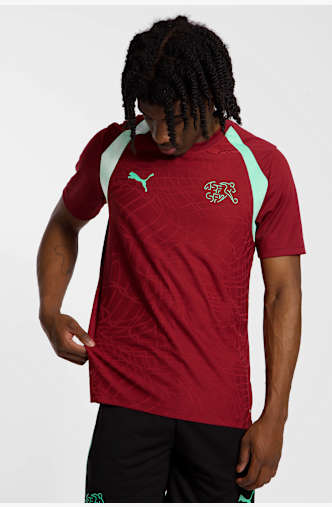PUMA Schweiz Training Herren T-Shirt WM 2026 Rot