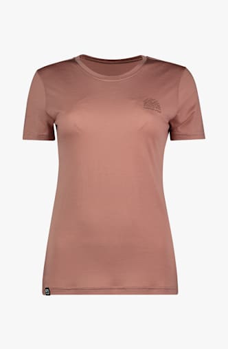 Ortovox 120 Cool Tec MTN Stripe t-shirt donna Pink
