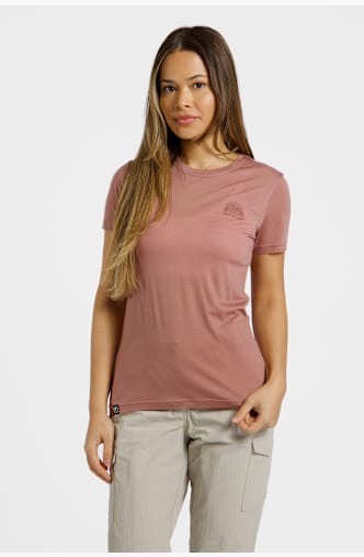 Ortovox 120 Cool Tec MTN Stripe t-shirt femmes Pink