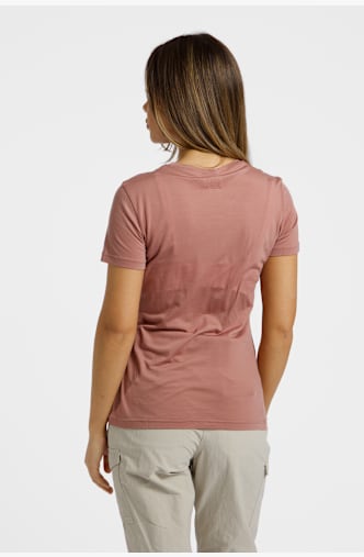 Ortovox 120 Cool Tec MTN Stripe Damen T-Shirt Pink