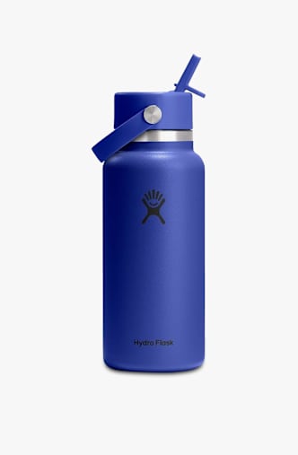 Hydro Flask Wide Mouth with Flex Straw Cap 946 ml Trinkflasche Blau